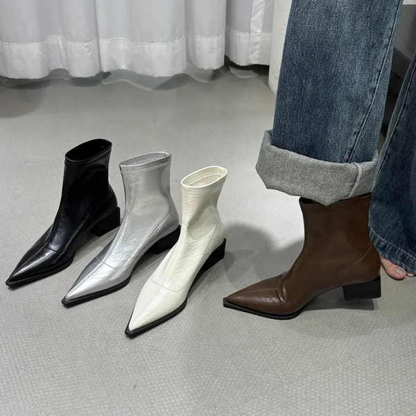 Warme Weiche Elegante Bequeme Flauschige Stiefelette