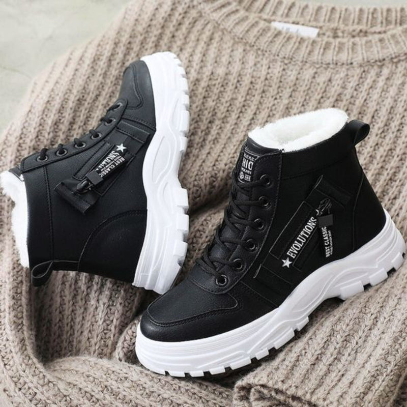 Warme Weiche Elegante Winter Damen Langlebige Stiefelette