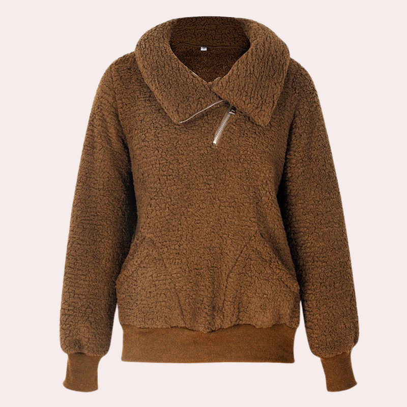 Warmer Damenpullover im lässigen Look