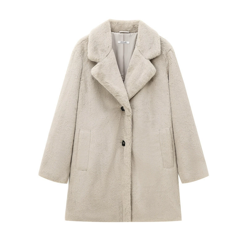 Warmer Weicher Teddy Mantel Für Damen Winter Mantel
