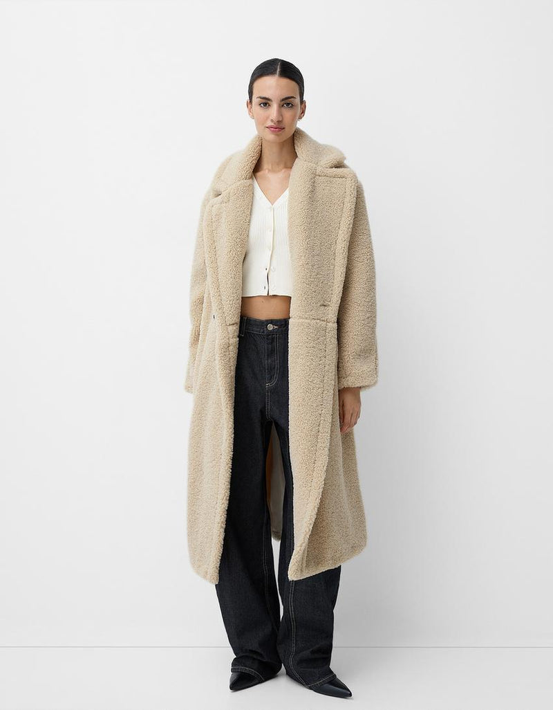 Warmer Weicher Teddy Mantel Für Kalte Wintertage Coat