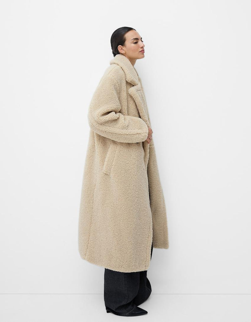 Warmer Weicher Teddy Mantel Für Kalte Wintertage Coat