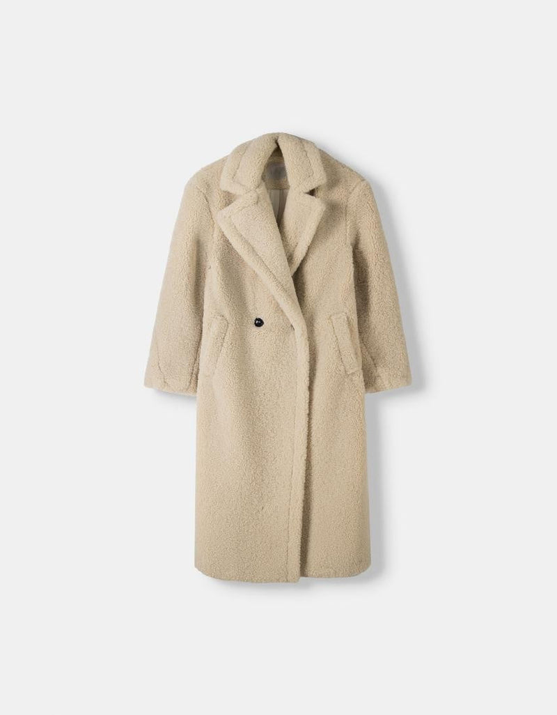 Warmer Weicher Teddy Mantel Für Kalte Wintertage Coat