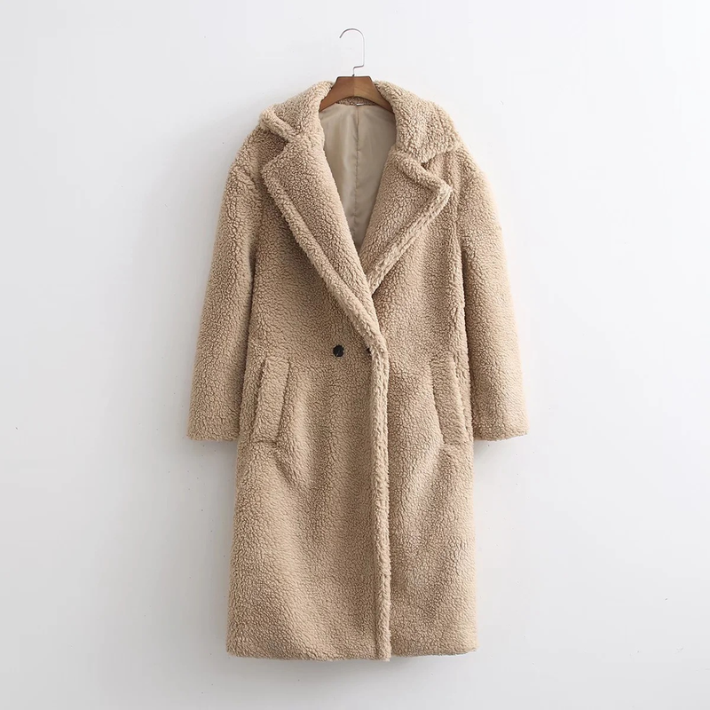 Warmer Weicher Teddy Mantel Für Kalte Wintertage Coat