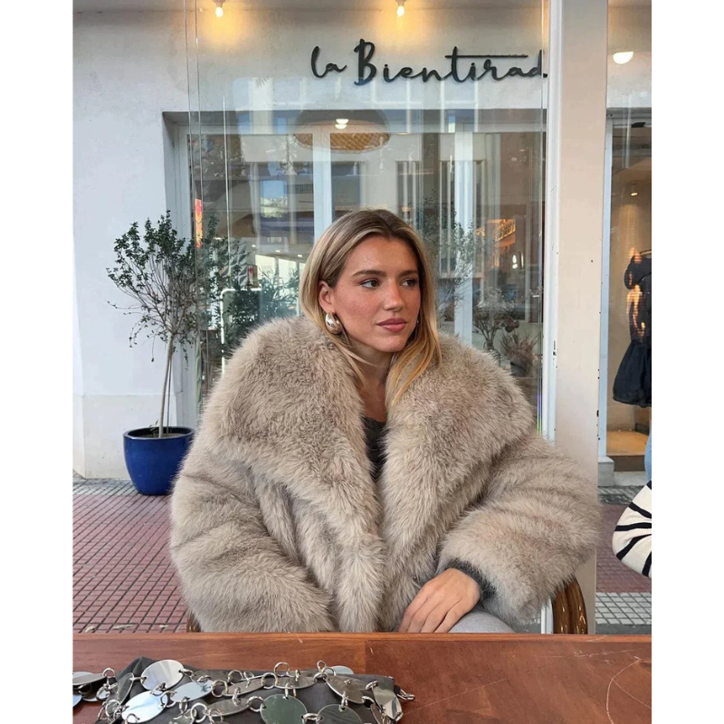 Warmes Weiches Elegantes Damen Winterfreundlicher Mantel