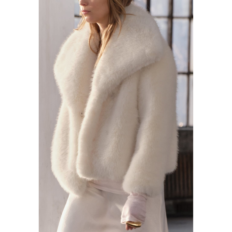 Warmes Weiches Elegantes Damen Winterfreundlicher Mantel