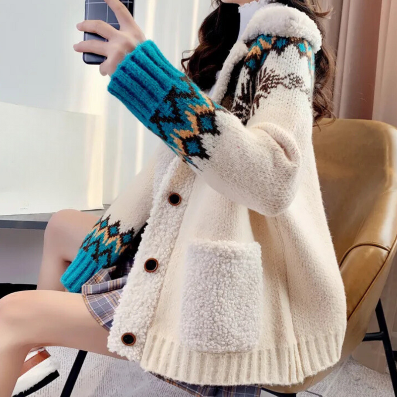 Warmes Weihnachtsgeschenk für Damen Pullover im Winter