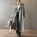 Wasserdichter Damen Trenchcoat Mit Reverskragen Mantel