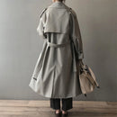 Wasserdichter Damen Trenchcoat Mit Reverskragen Mantel