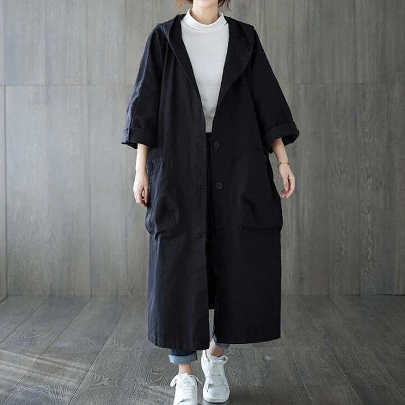 Wasserdichter Warmer Moderner Alltags Eleganter Trenchcoat