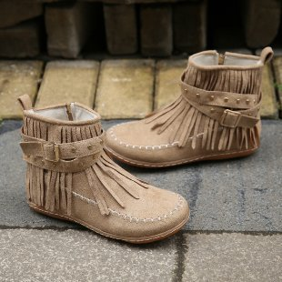 Weiche Boheme Western Damen Fransen Bequeme Stiefel