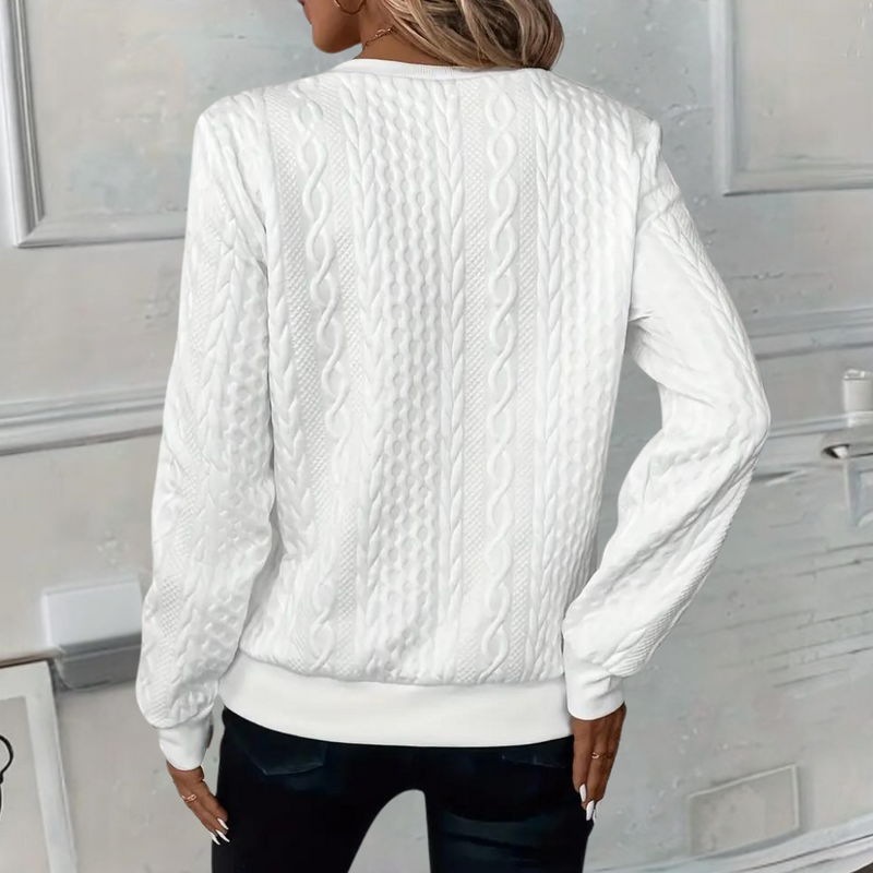 Weicher Freizeitpullover Für Damen Mit Stil Und Komfort