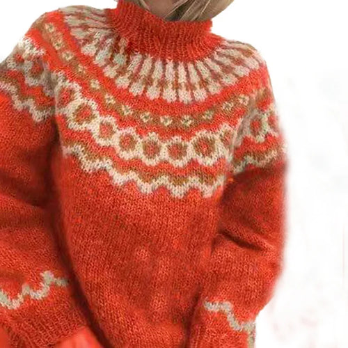 Weicher Grobstrick Pullover Für Gemütliche Tage Zuhause