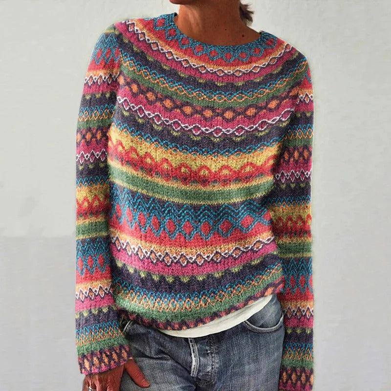 Weicher Langarm-Pullover Für Gemütliche Tage Im Jahr