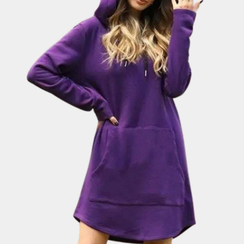Weicher Langer Damen-Hoodie Für Gemütliche Tage