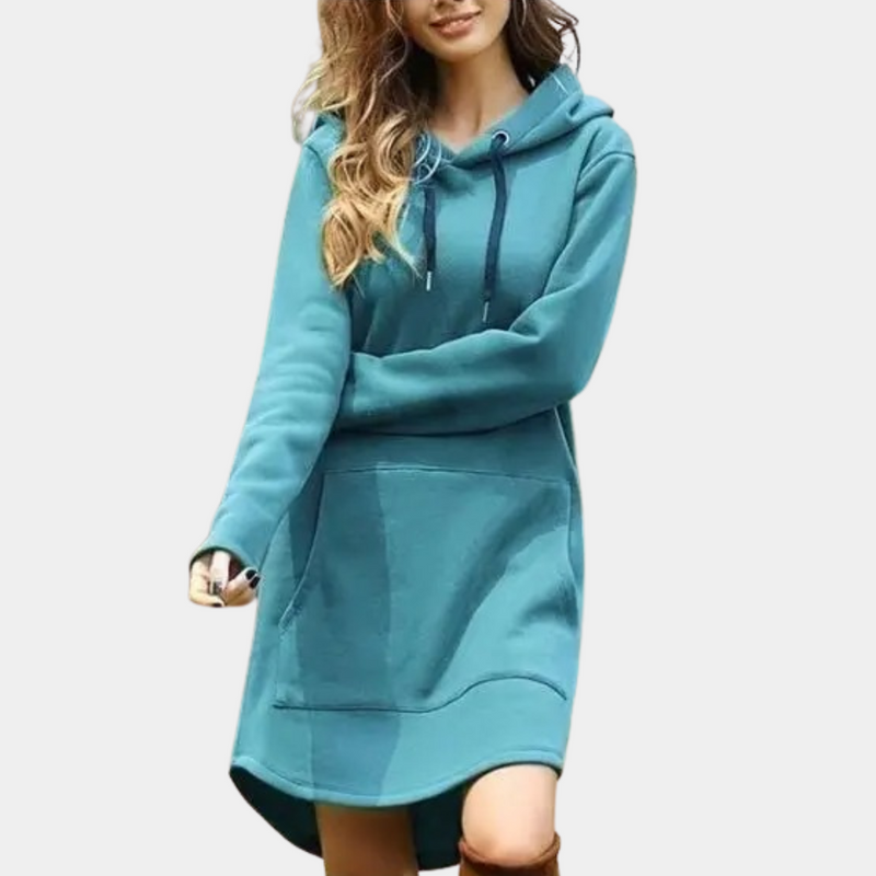Weicher Langer Damen-Hoodie Für Gemütliche Tage