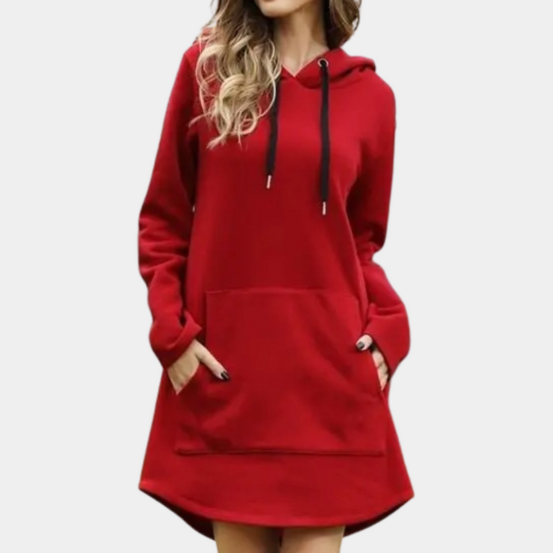 Weicher Langer Damen-Hoodie Für Gemütliche Tage