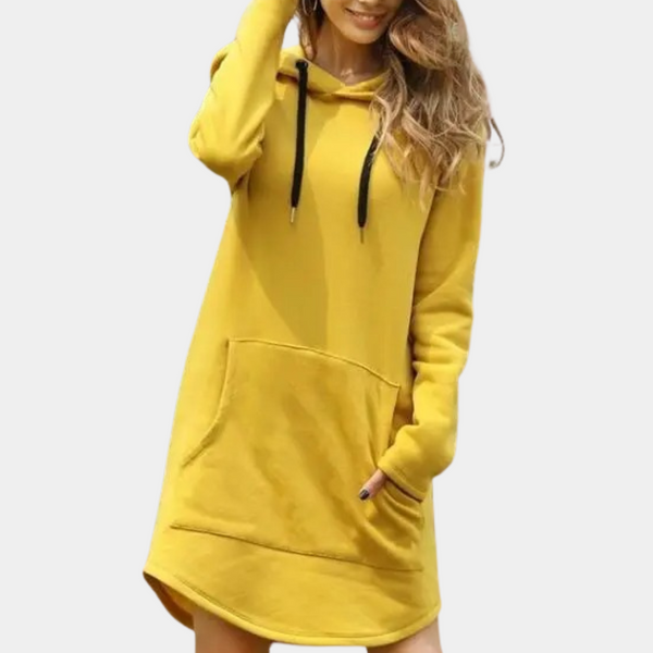 Weicher Langer Damen-Hoodie Für Gemütliche Tage