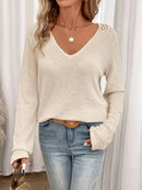 Weicher Pullover Für Kinder Mit Hübschem V-Ausschnitt