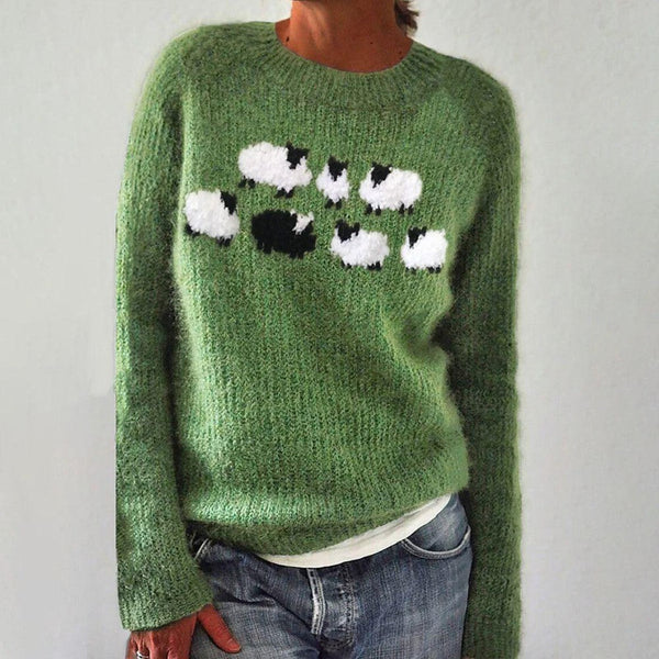 Weicher Pullover Mit Langen Ärmeln Für Kalte Tage