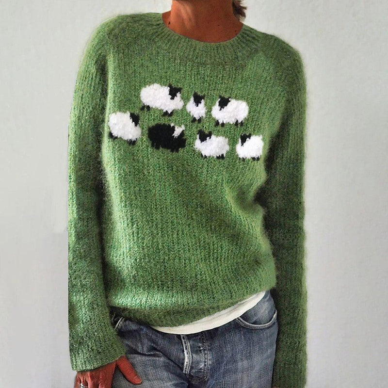 Weicher Pullover Mit Langen Ärmeln Für Kalte Tage