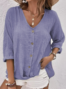 Weicher Pullover Mit V-Ausschnitt Für Bequeme Tage