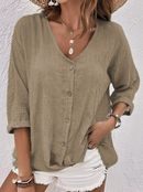 Weicher Pullover Mit V-Ausschnitt Für Bequeme Tage