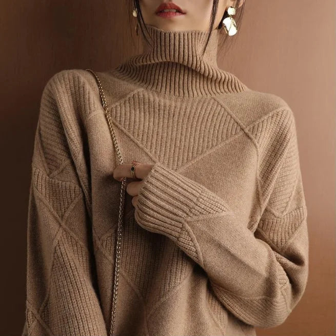 Weicher Rollkragenpullover Für Bequeme Und Elegante Tage