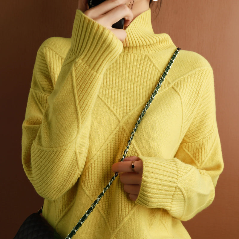 Weicher Rollkragenpullover Für Bequeme Und Elegante Tage