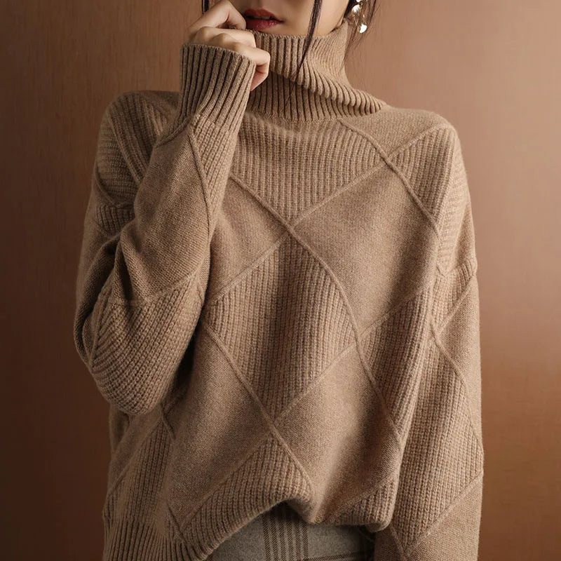 Weicher Rollkragenpullover Für Bequeme Und Elegante Tage