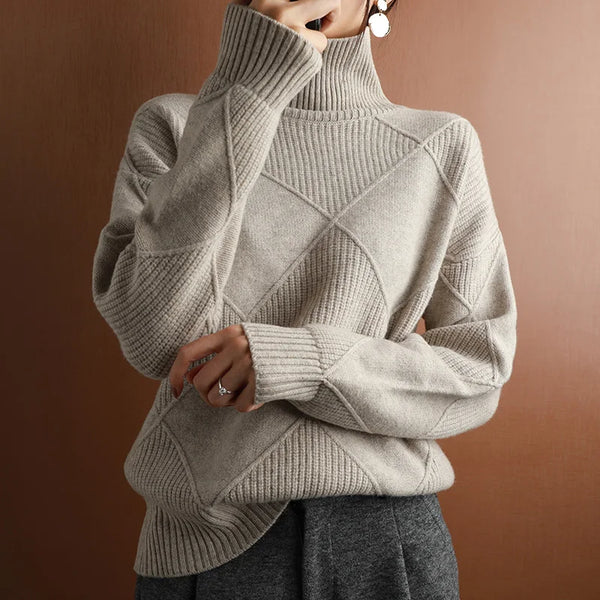 Weicher Rollkragenpullover Für Bequeme Und Elegante Tage