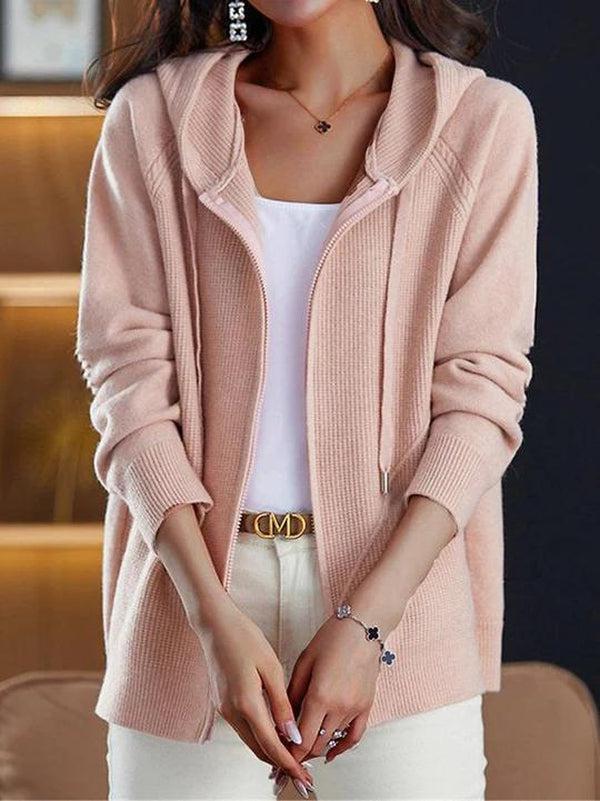 Weicher Rosa Kapuzenpullover Für Bequeme Tage Zuhause