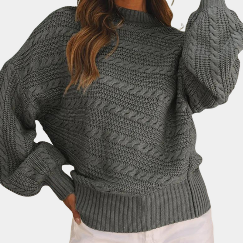 Weicher Strickpullover für Damen in Schöner Farbe