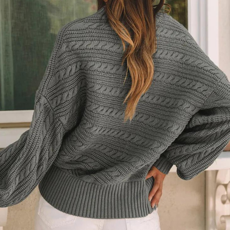 Weicher Strickpullover für Damen in Schöner Farbe