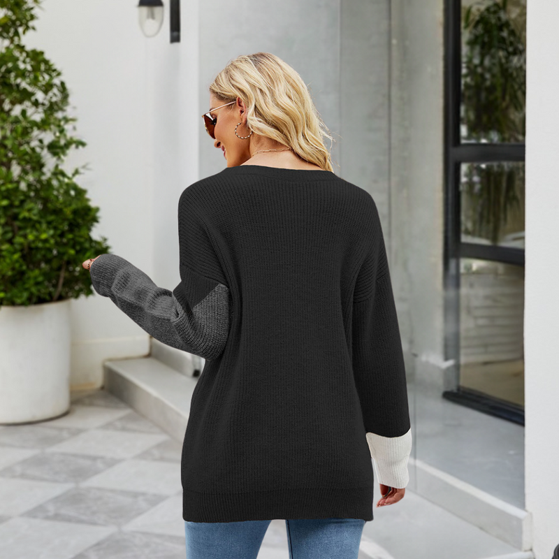 Weicher Strickpullover Für Damen Mit Klassischem Schnitt