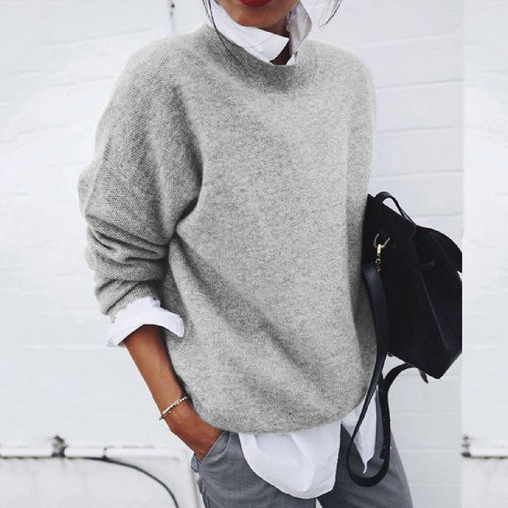 Weicher und Bequemer Strickpullover für Jeden Tag