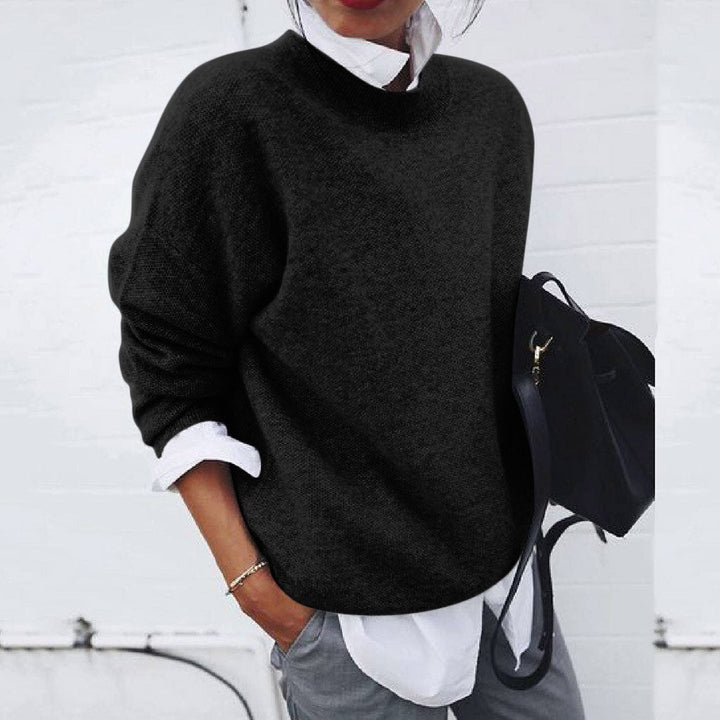 Weicher und Bequemer Strickpullover für Jeden Tag