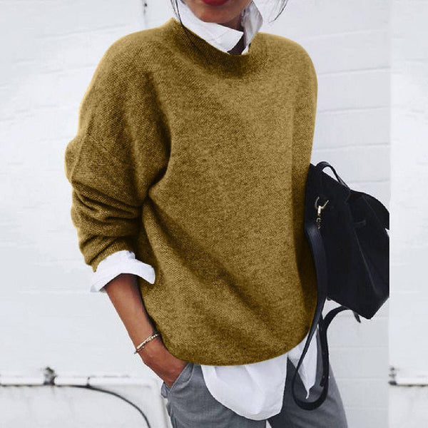 Weicher und Bequemer Strickpullover für Jeden Tag