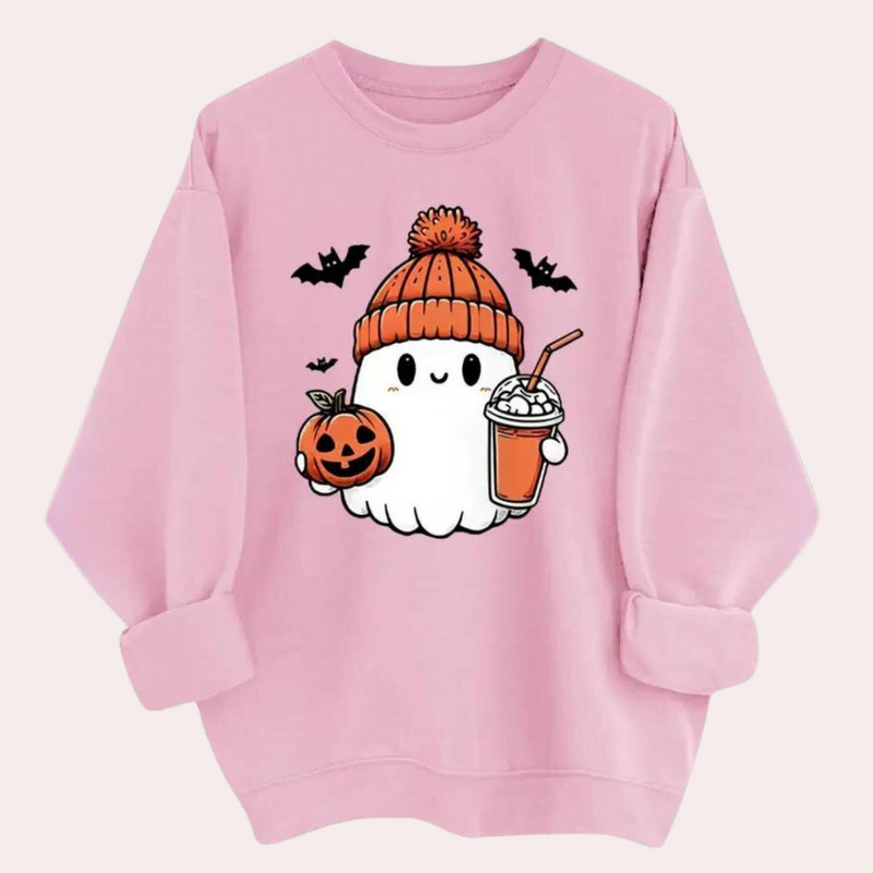Weiches Sweatshirt Für Damen Mit Spooky Design Komfort