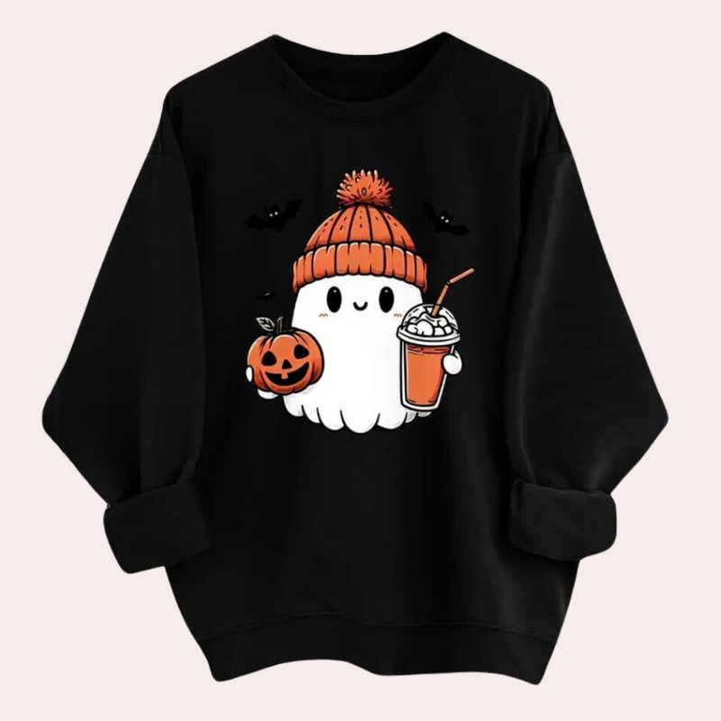 Weiches Sweatshirt Für Damen Mit Spooky Design Komfort