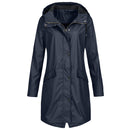 Winddicht Damen-Regenjacke