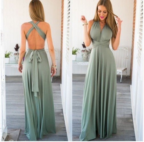 Elegantes Langes Clubkleid für Stilvolle Auftritte von Amalia