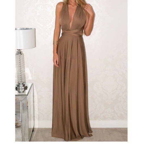 Elegantes Langes Clubkleid für Stilvolle Auftritte von Amalia