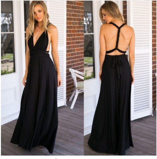 Elegantes Langes Clubkleid für Stilvolle Auftritte von Amalia
