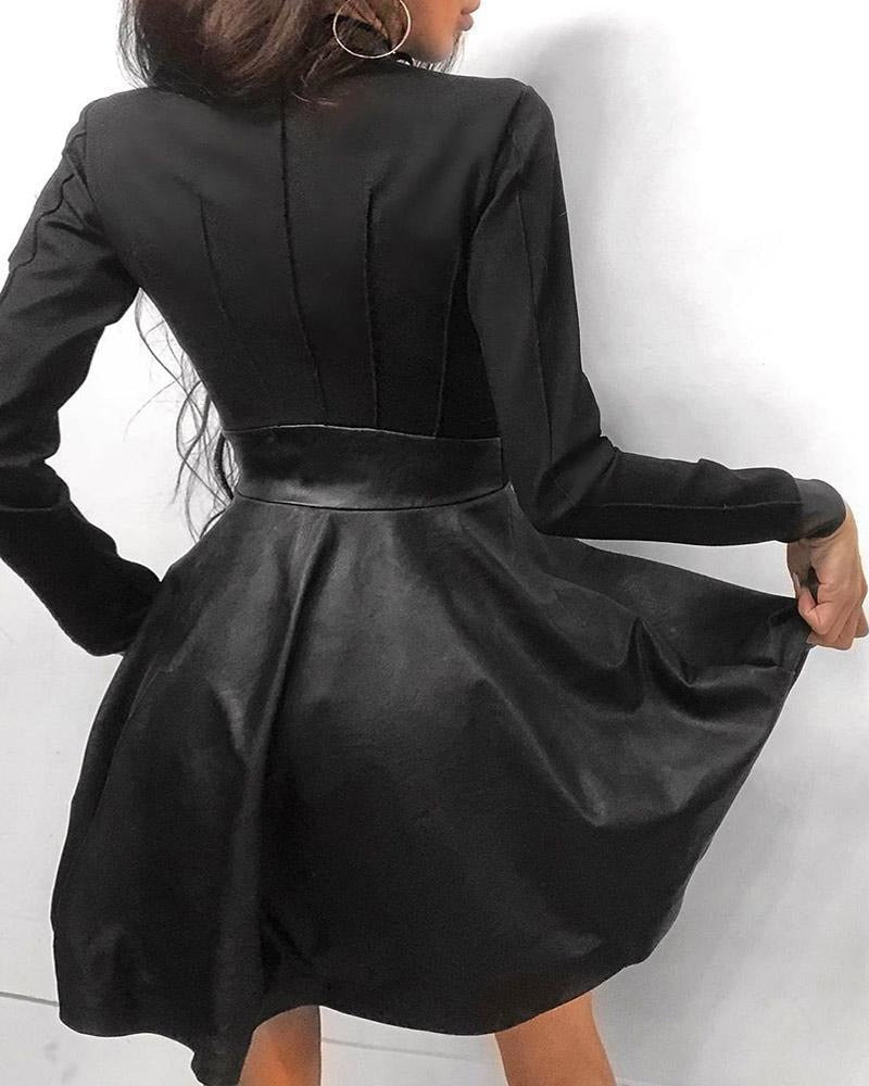 Elegantes Emilie Damenkleid mit Reißverschluss-Detail