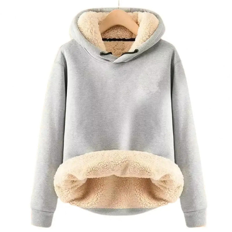 Wunderschöner Weicher Kapuzenpullover Für Damen Bei Kälte