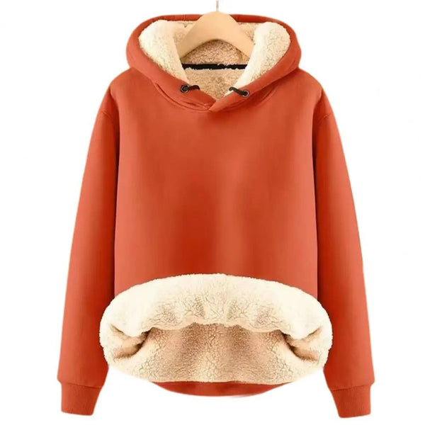 Wunderschöner Weicher Kapuzenpullover Für Damen Bei Kälte
