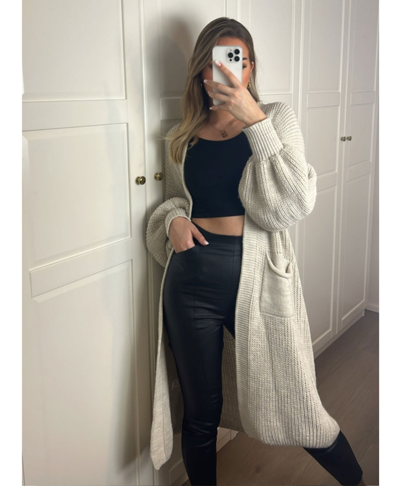 Bequeme und Leichte Lang Beige für dich Jacke